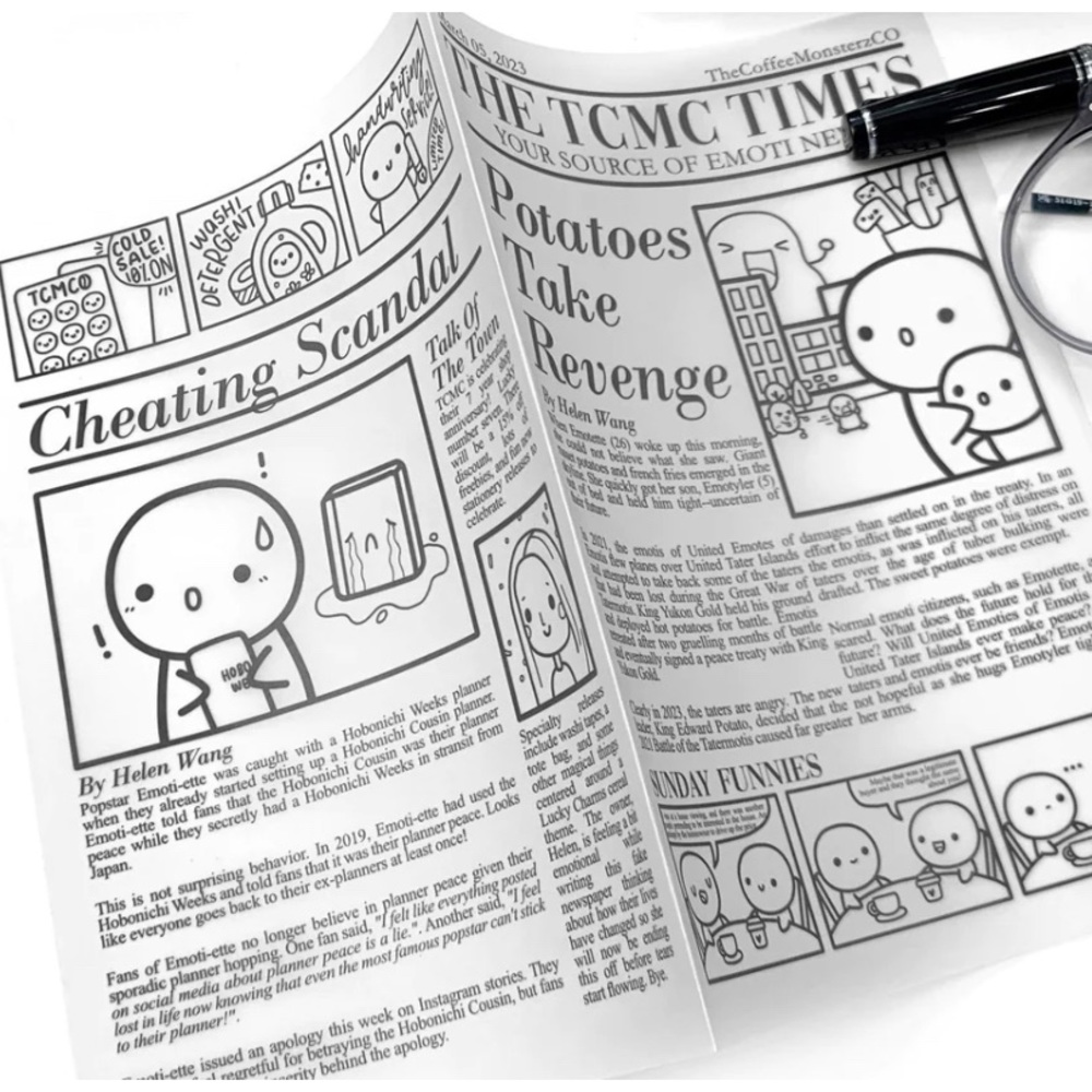 🆕 TheCoffeeMonsterzCo The TCMC Times Vellum